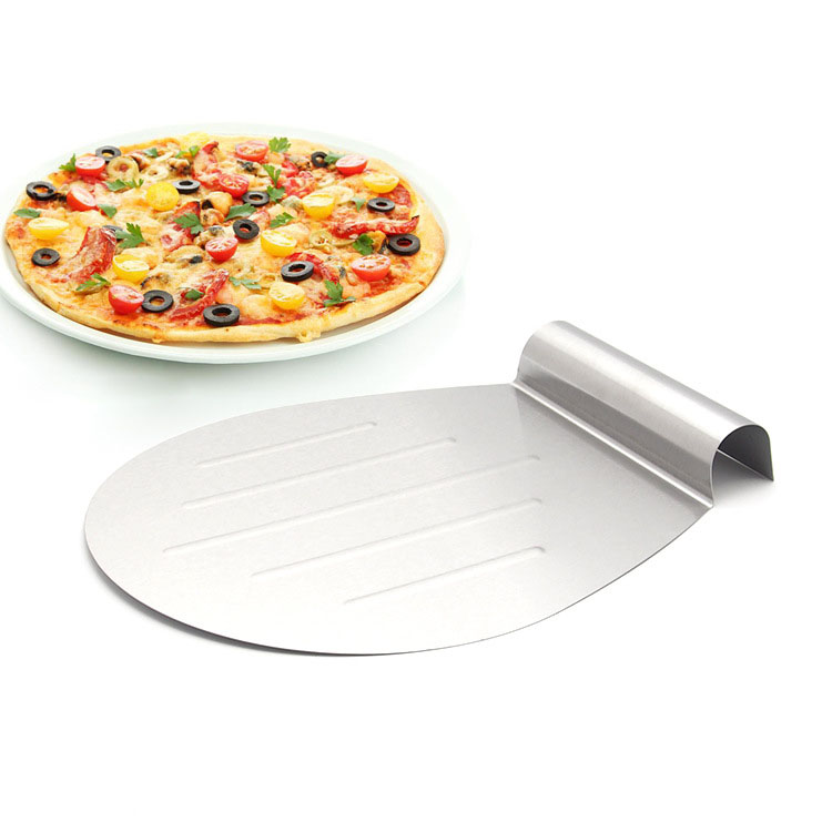 Amazon thickening type of stainless steel cake shovel security transfer bread put SaPan tap shifter